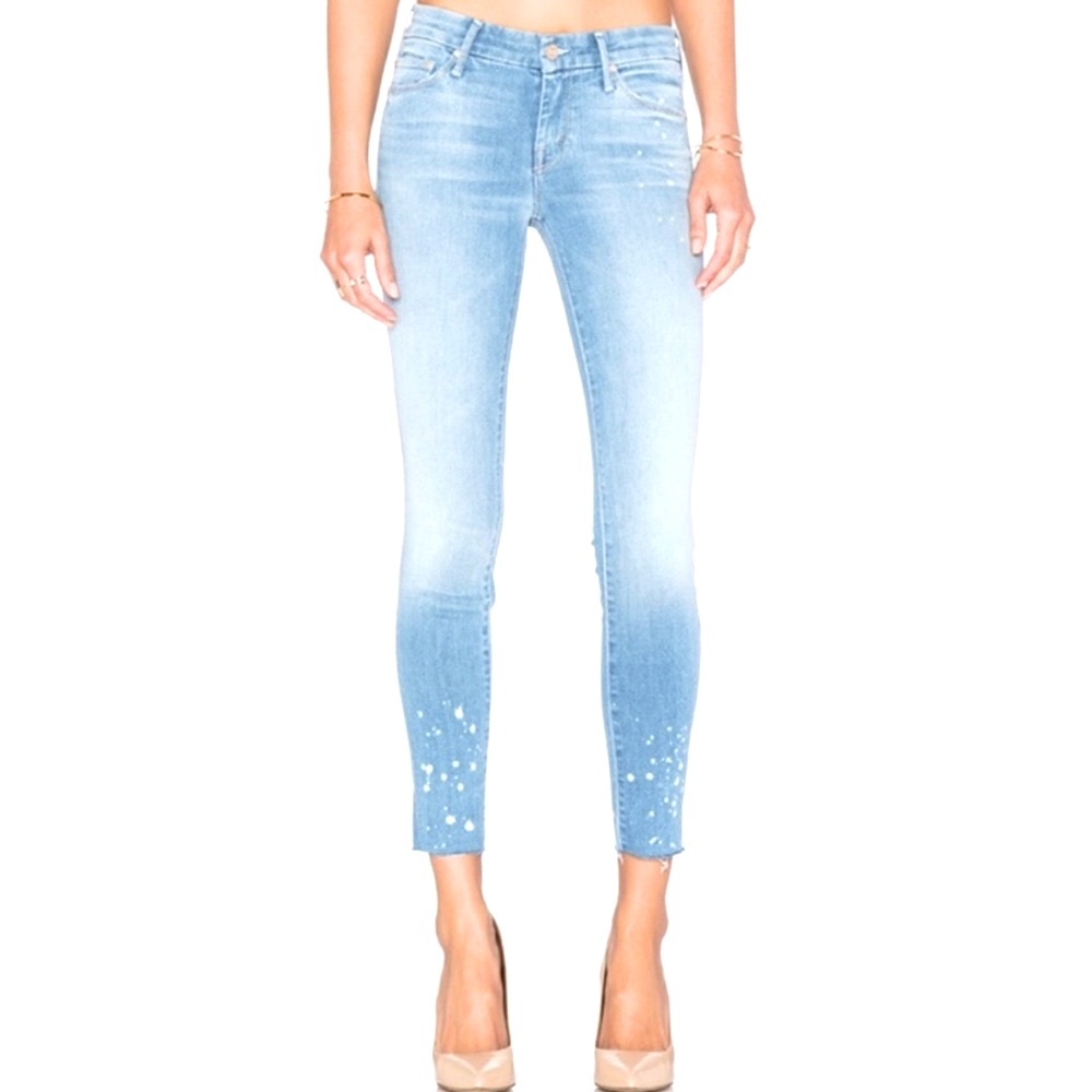 MOTHER Looker Ankle Fray Jeans Women's Size 25